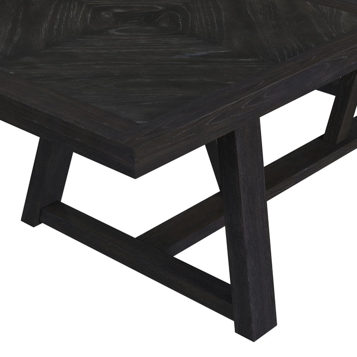 Transcend Standard Height Dining Set in Charcoal-Table and Four Chairs - Jack’s Furniture and More (Laredo, TX)