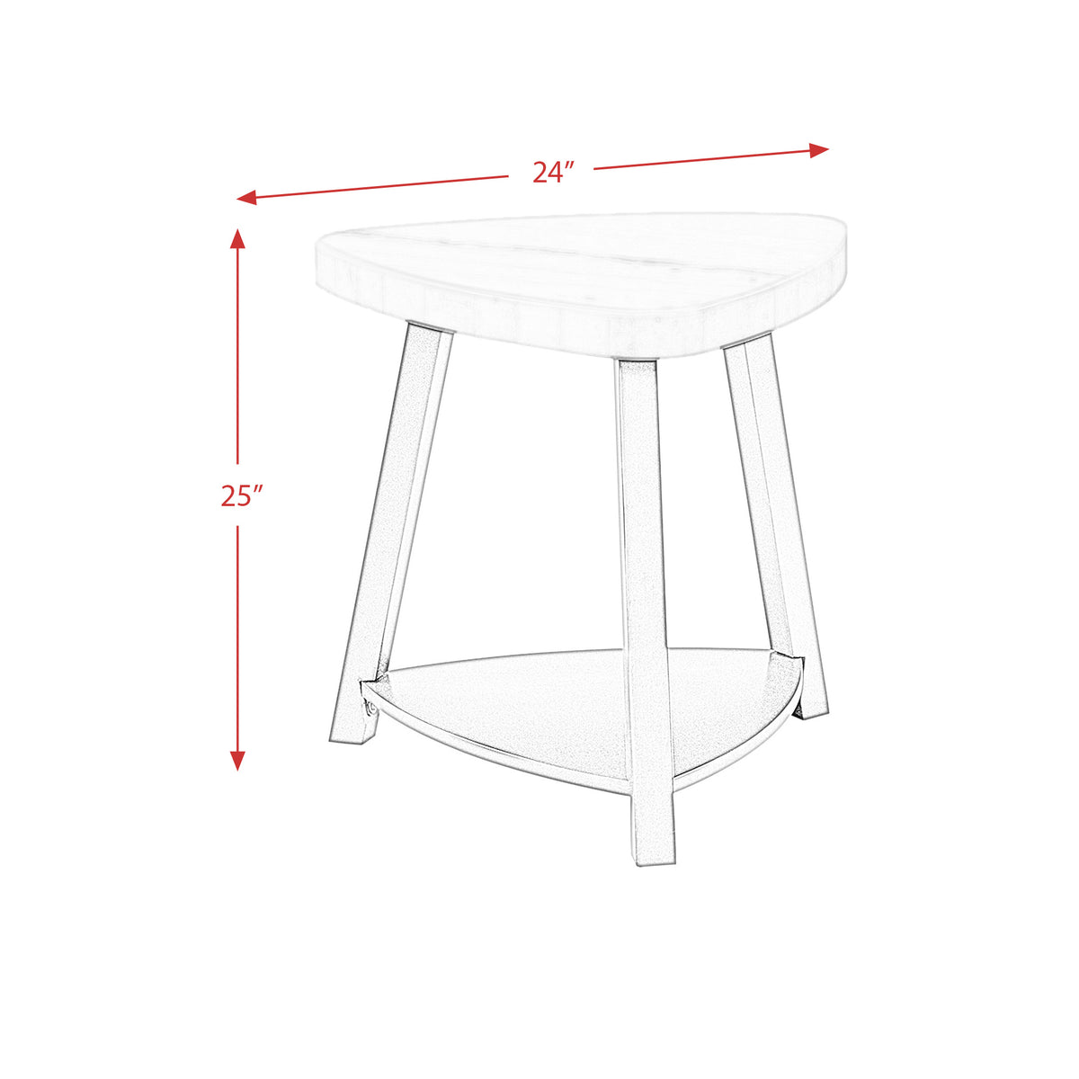Trinity End Table - Jack’s Furniture and More (Laredo, TX)