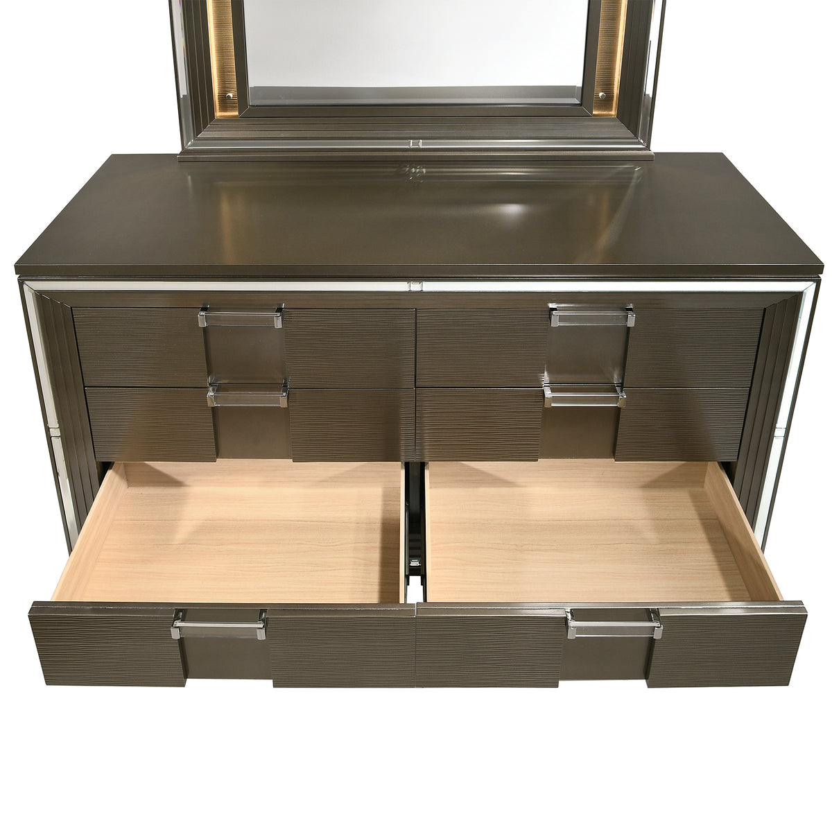 Twenty Nine 6-Drawer Dresser w/ Mood Lighting Mirror