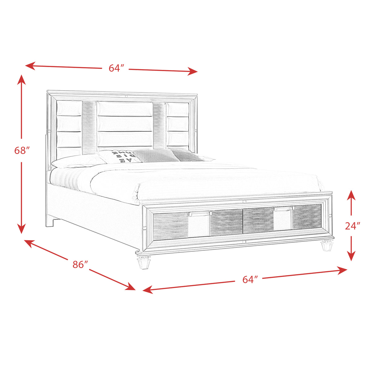 Twenty Nine Storage Bedroom Set