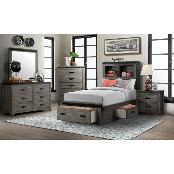 Wade Youth Platform Storage Bed - Jack’s Furniture and More (Laredo, TX)
