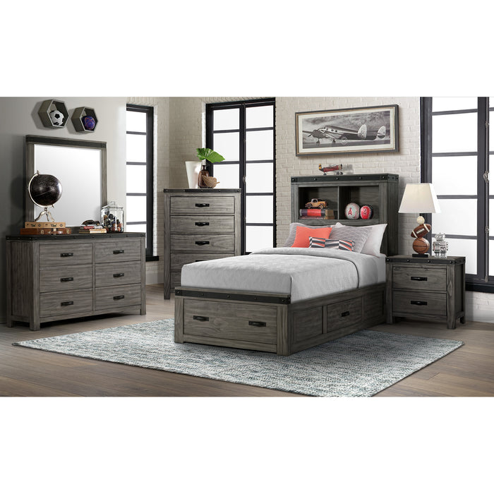 Wade Youth Platform Storage Bed - Jack’s Furniture and More (Laredo, TX)