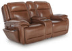 Healy Pier Power Reclining Loveseat with Console - Jack’s Furniture and More (Laredo, TX)