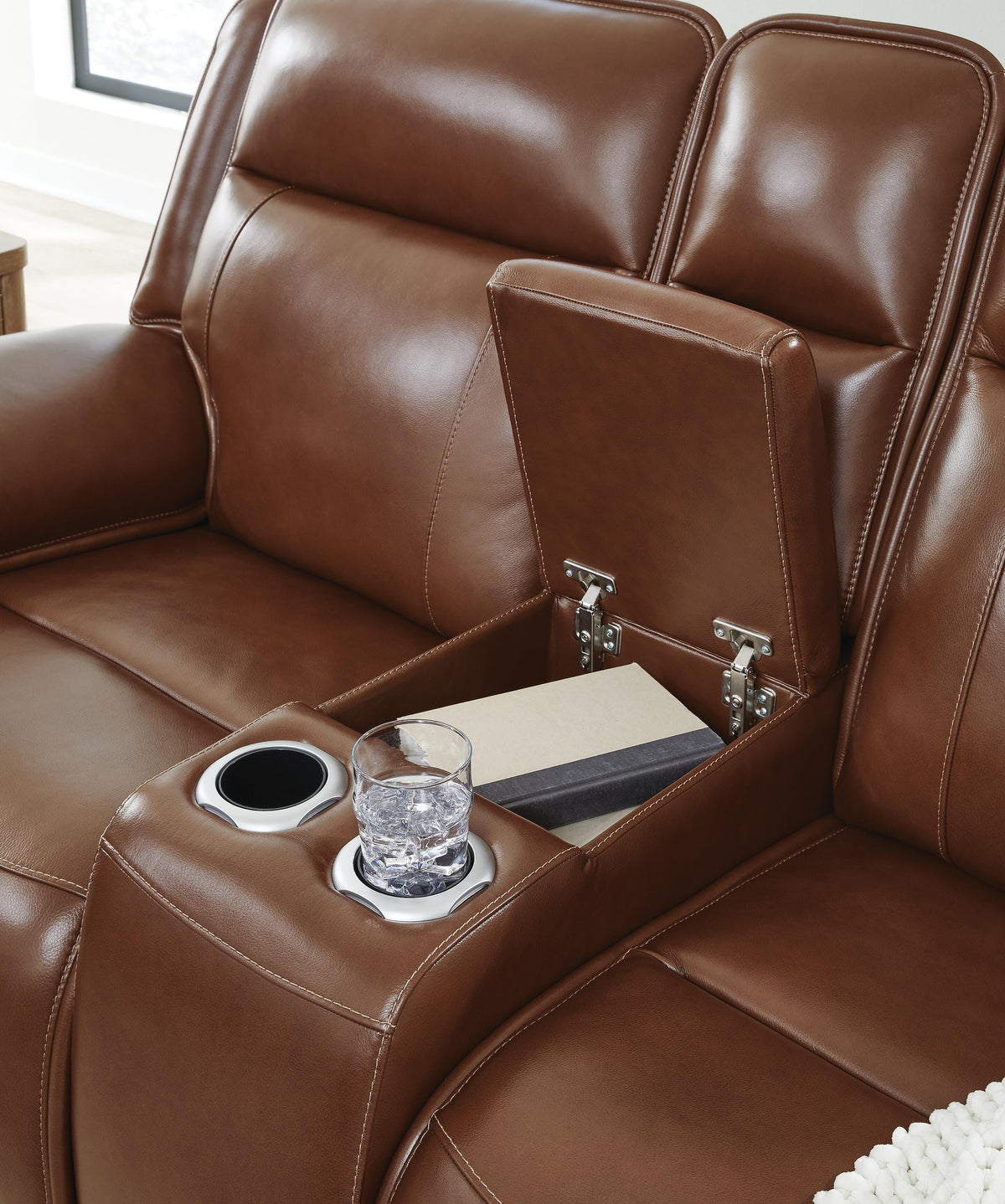 Healy Pier Power Reclining Loveseat with Console - Jack’s Furniture and More (Laredo, TX)