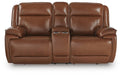 Healy Pier Power Reclining Loveseat with Console - Jack’s Furniture and More (Laredo, TX)