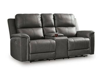 Bleckley Power Reclining Loveseat with Console - Jack’s Furniture and More (Laredo, TX)