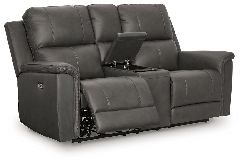 Bleckley Power Reclining Loveseat with Console - Jack’s Furniture and More (Laredo, TX)