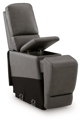 5Z - Pittson Power Reclining Sectional Loveseat with Console - Jack’s Furniture and More (Laredo, TX)