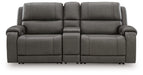 5Z - Pittson Power Reclining Sectional Loveseat with Console - Jack’s Furniture and More (Laredo, TX)