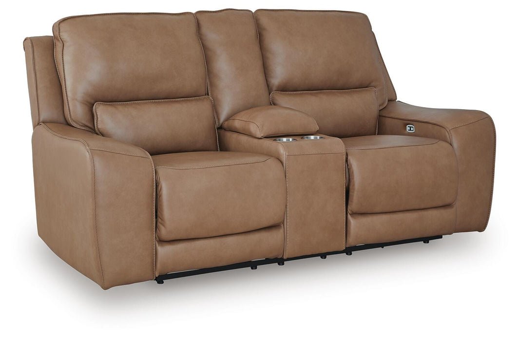 DeepWakes Power Reclining Loveseat with Console - Jack’s Furniture and More (Laredo, TX)