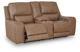 DeepWakes Power Reclining Loveseat with Console - Jack’s Furniture and More (Laredo, TX)