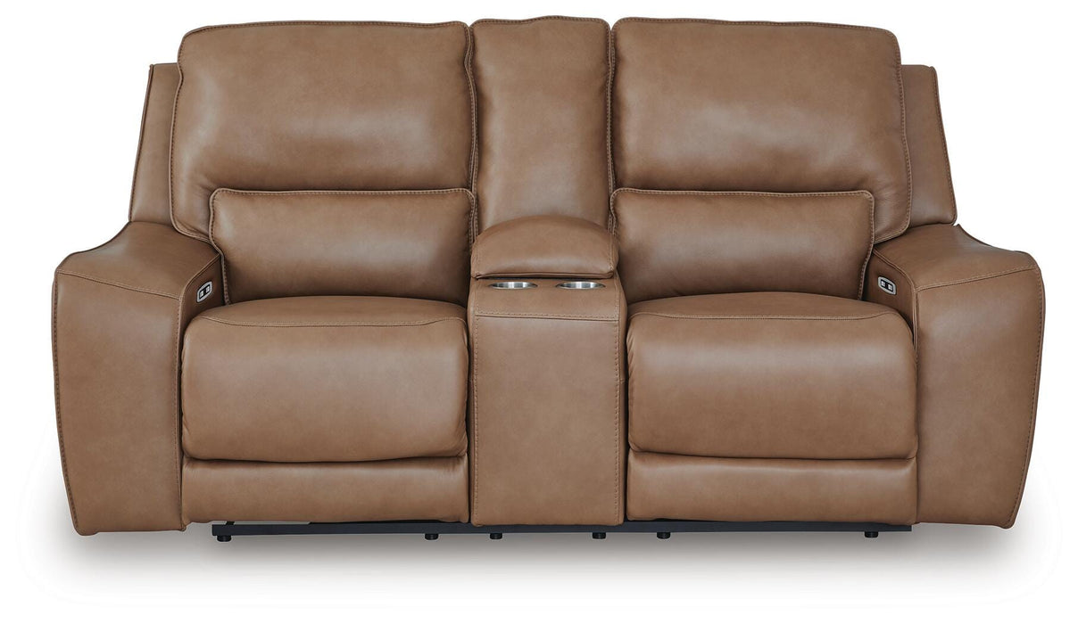 DeepWakes Power Reclining Loveseat with Console - Jack’s Furniture and More (Laredo, TX)