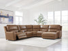 DeepWakes Power Reclining Sectional with Chaise - Jack’s Furniture and More (Laredo, TX)