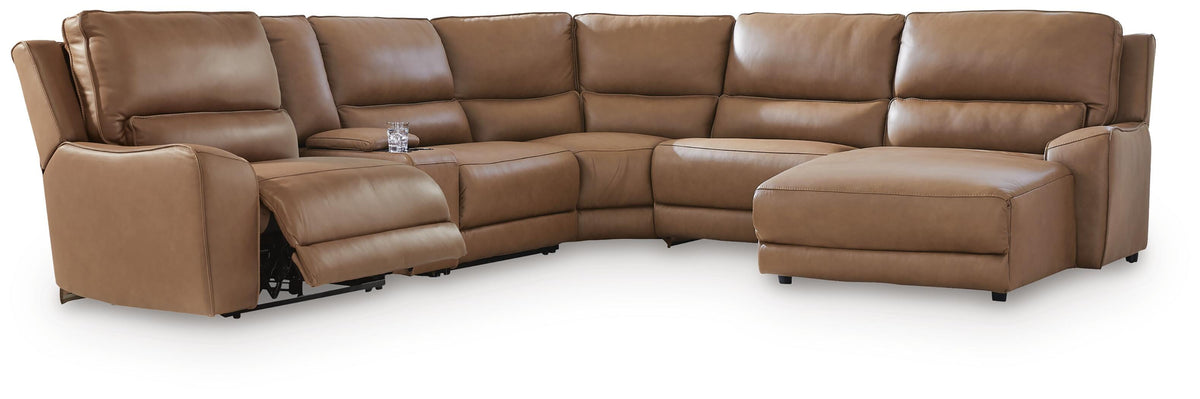 DeepWakes Power Reclining Sectional with Chaise - Jack’s Furniture and More (Laredo, TX)