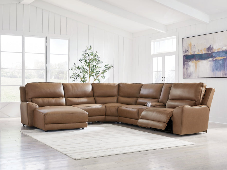 DeepWakes Power Reclining Sectional with Chaise - Jack’s Furniture and More (Laredo, TX)