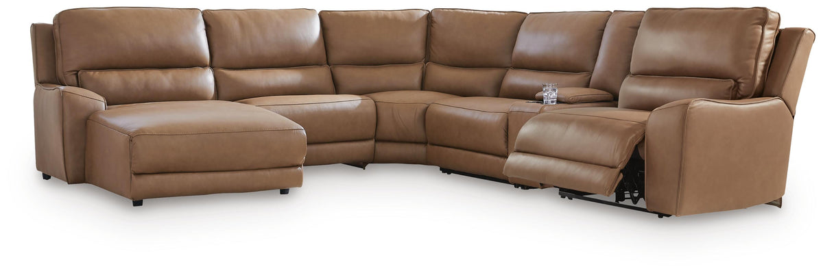 DeepWakes Power Reclining Sectional with Chaise - Jack’s Furniture and More (Laredo, TX)