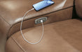 DeepWakes Power Reclining Loveseat with Console - Jack’s Furniture and More (Laredo, TX)