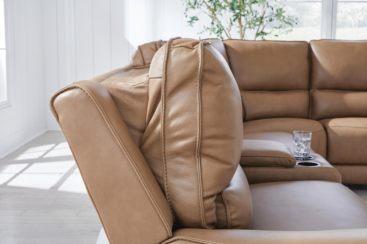 DeepWakes Power Reclining Sectional with Chaise - Jack’s Furniture and More (Laredo, TX)