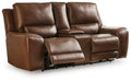 DeepWakes Power Reclining Loveseat with Console - Jack’s Furniture and More (Laredo, TX)