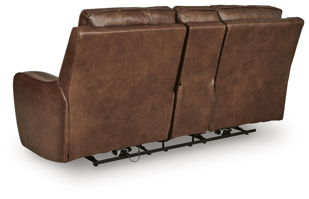 DeepWakes Power Reclining Loveseat with Console - Jack’s Furniture and More (Laredo, TX)