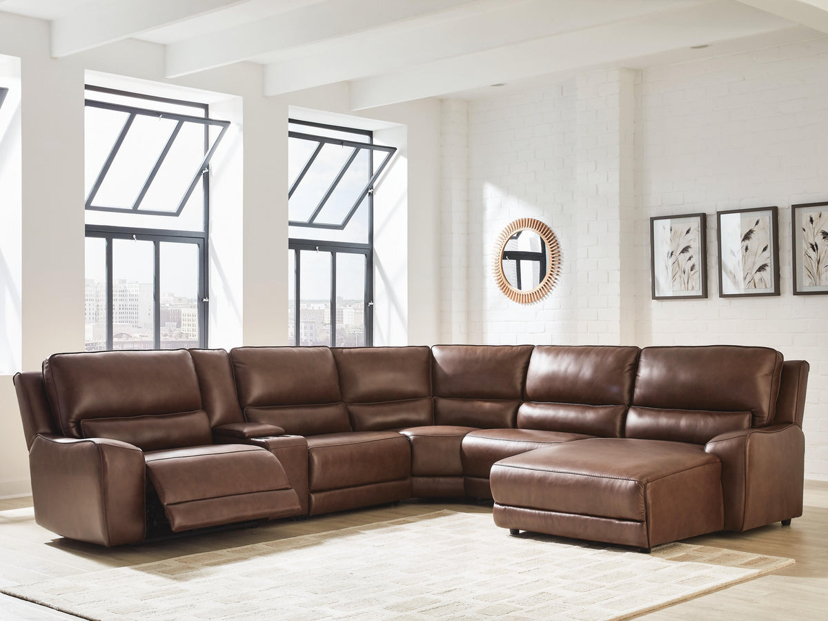 DeepWakes Power Reclining Sectional with Chaise - Jack’s Furniture and More (Laredo, TX)