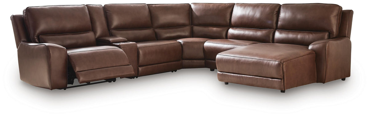 DeepWakes Power Reclining Sectional with Chaise - Jack’s Furniture and More (Laredo, TX)