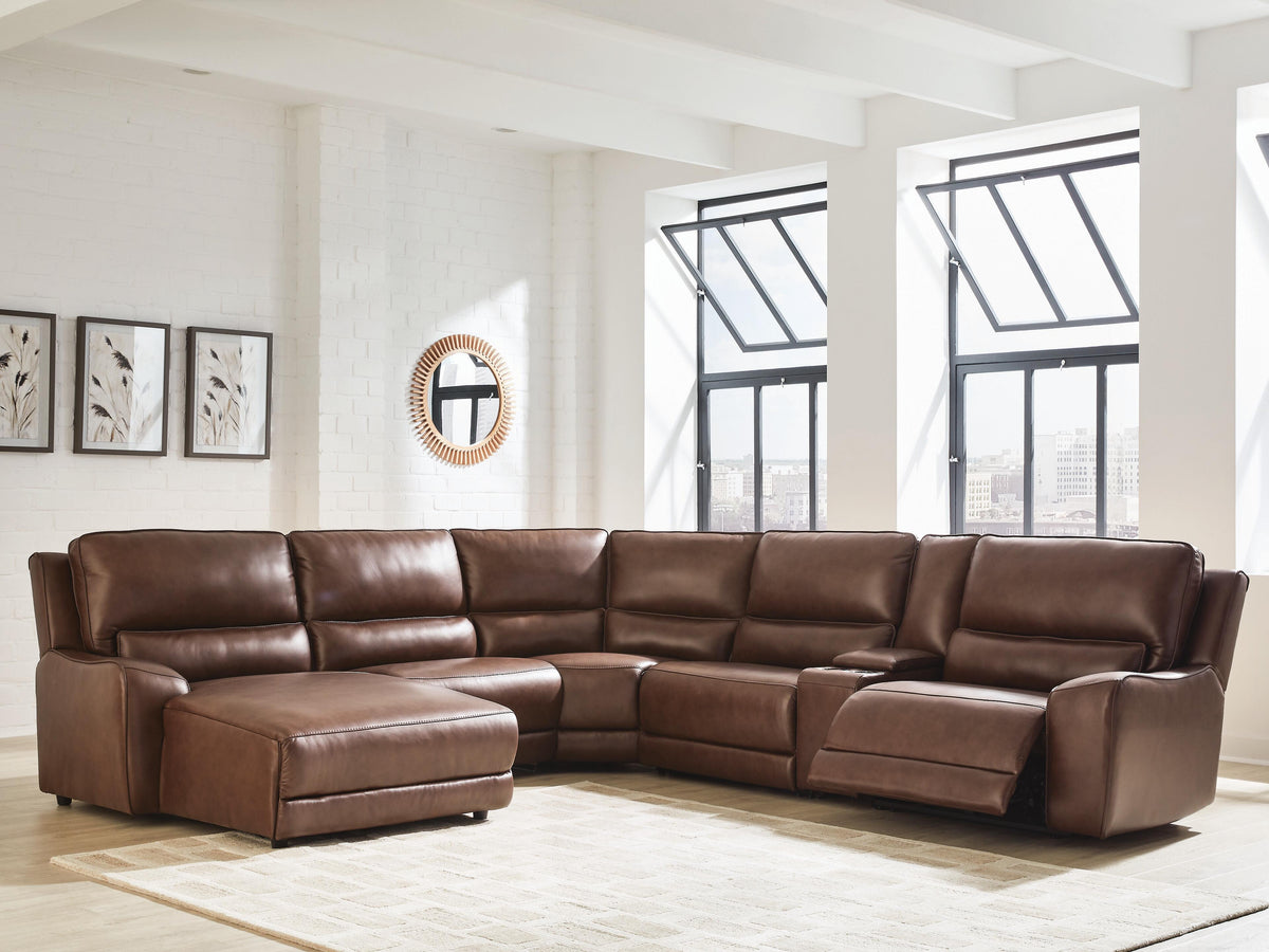 DeepWakes Power Reclining Sectional with Chaise - Jack’s Furniture and More (Laredo, TX)