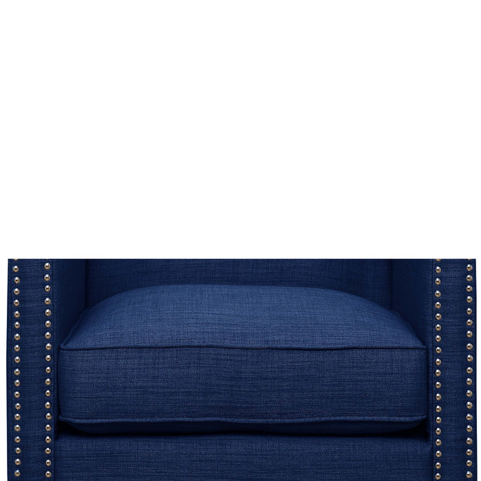 Erica 497 Chair W/Chrome Nails Heirloom Blue (ISTA 3) - Jack’s Furniture and More (Laredo, TX)