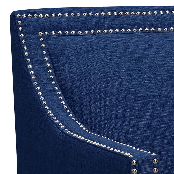 Erica 497 Chair W/Chrome Nails Heirloom Blue (ISTA 3) - Jack’s Furniture and More (Laredo, TX)