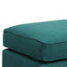 Erica 497 Ottoman W/Chrome Nail Heirloome Teal (ISTA 3) - Jack’s Furniture and More (Laredo, TX)
