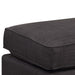 Erica 497 Ottoman W/Chrome Nail Heirloom Charcoal (ISTA 3) - Jack’s Furniture and More (Laredo, TX)