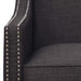 Erica 497 Chair W/Chrome Nails Heirloom Charcoal (ISTA 3) - Jack’s Furniture and More (Laredo, TX)