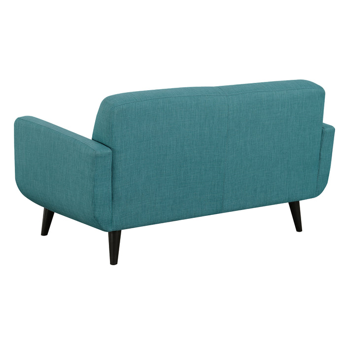Hadley 4480 Love Seat Heirloom Teal w/No Pillow - Jack’s Furniture and More (Laredo, TX)