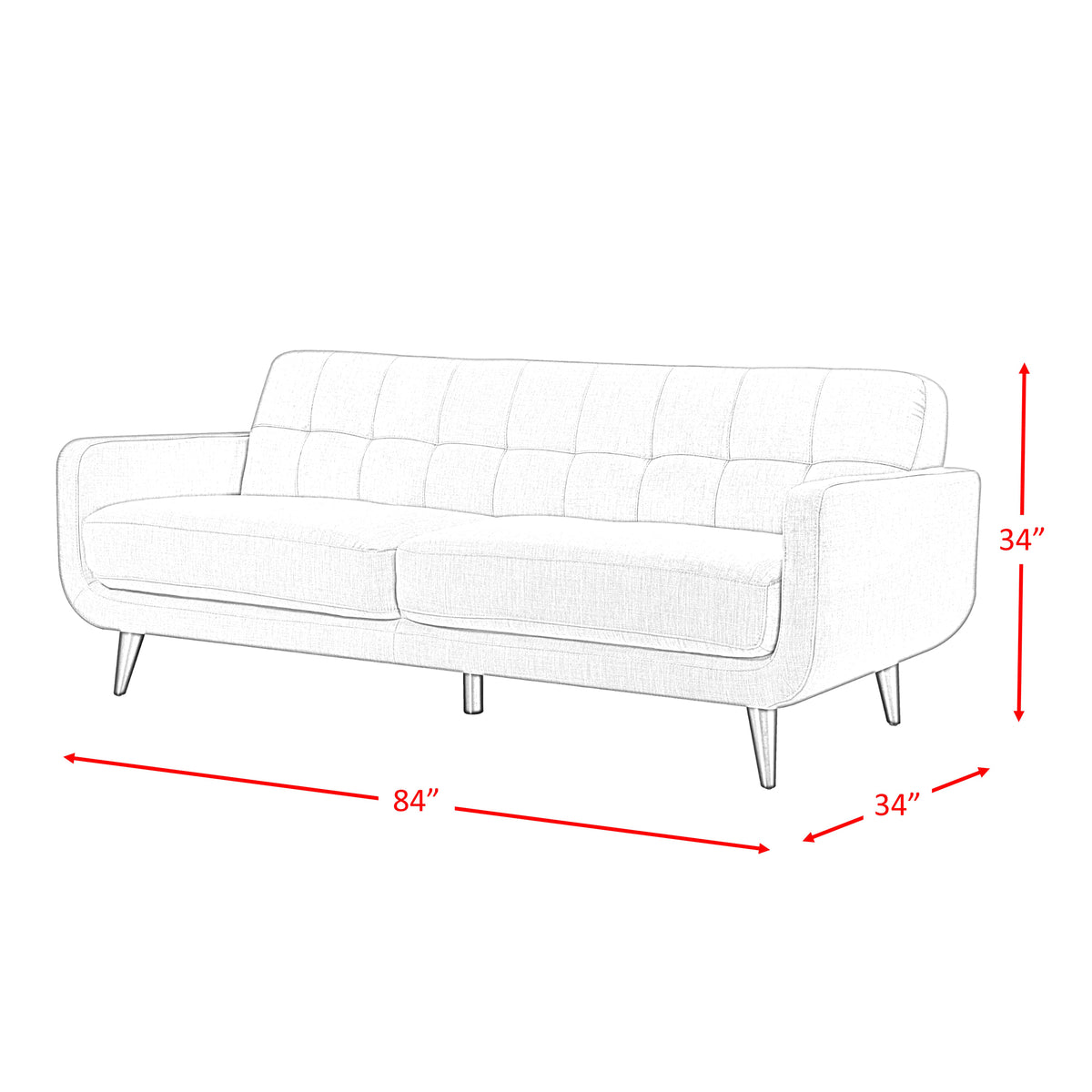 Hadley Sofa & Loveseat Set in Teal - Jack’s Furniture and More (Laredo, TX)