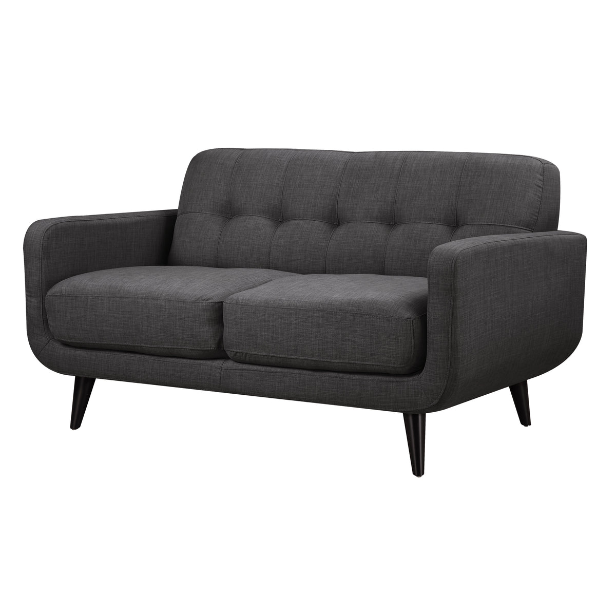 Hadley Sofa & Loveseat Set in Charcoal - Jack’s Furniture and More (Laredo, TX)