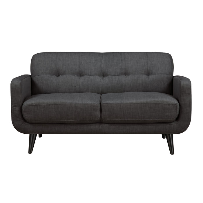 Hadley 4480 KD Love Seat Heirloom Charcoal w/No Pillows - Jack’s Furniture and More (Laredo, TX)