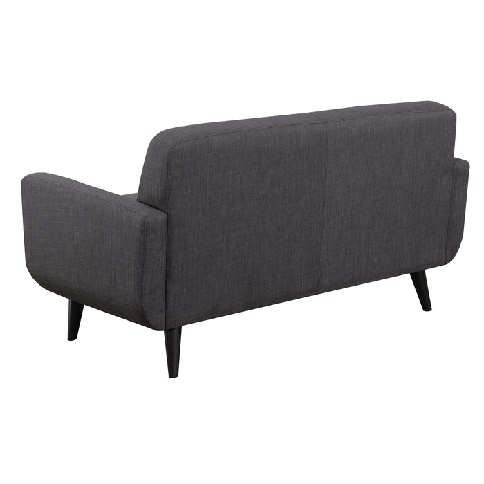 Hadley 4480 KD Love Seat Heirloom Charcoal w/No Pillows - Jack’s Furniture and More (Laredo, TX)
