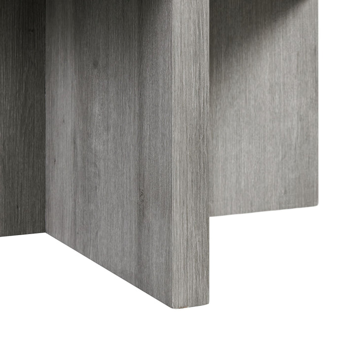 Uster Coffee Table W/Four storage Stools Grey - Jack’s Furniture and More (Laredo, TX)