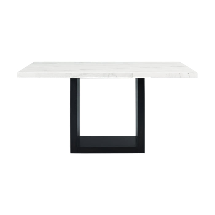 Valentino White Counter Height Dining Table - Jack’s Furniture and More (Laredo, TX)