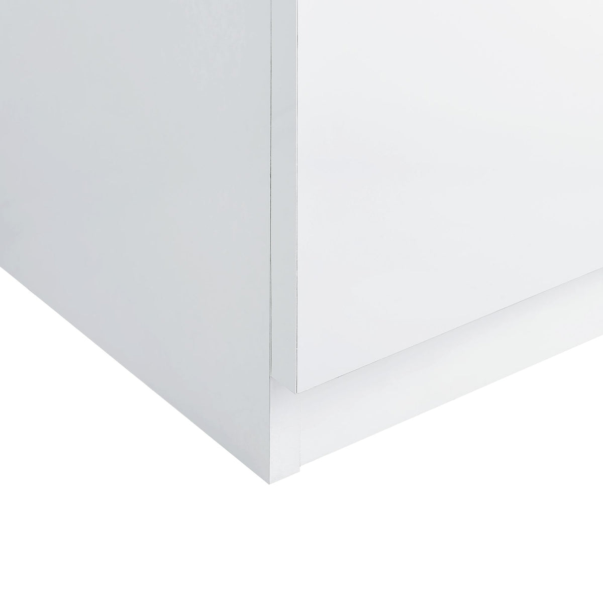 Vancouver Floor Mirror With Storage in White - Jack’s Furniture and More (Laredo, TX)