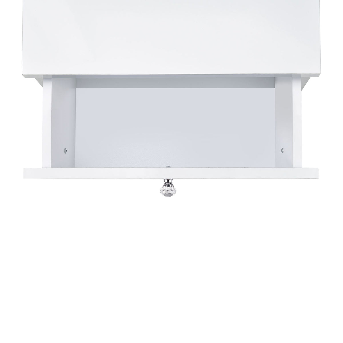 Vancouver Floor Mirror With Storage in White - Jack’s Furniture and More (Laredo, TX)