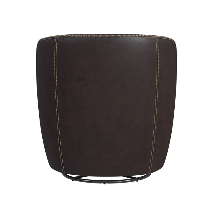 Vito Swivel Chair in Pebble Brown - Jack’s Furniture and More (Laredo, TX)