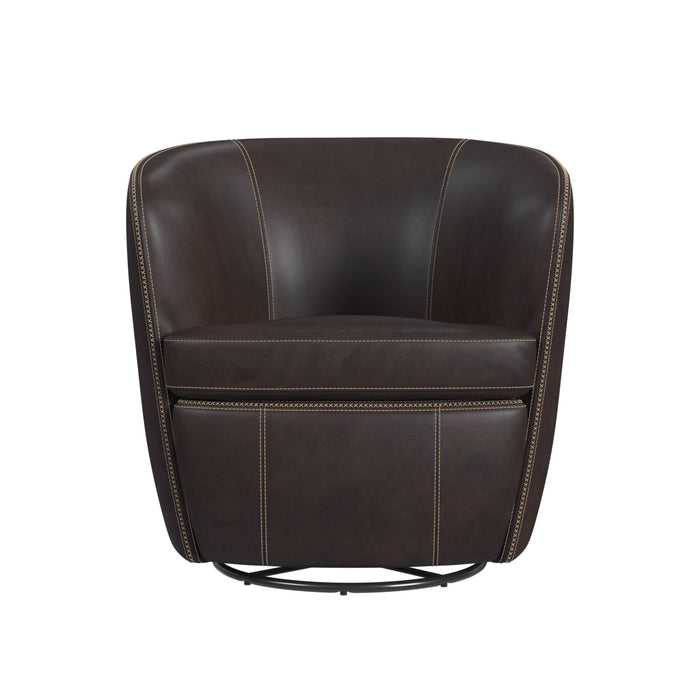Vito Swivel Chair in Pebble Brown - Jack’s Furniture and More (Laredo, TX)