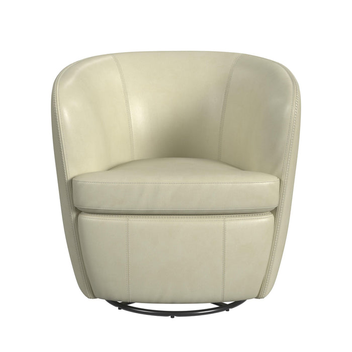 Vito Swivel Chair in Pebble Cream - Jack’s Furniture and More (Laredo, TX)