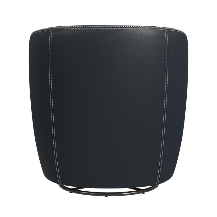 Vito Swivel Chair in Pebble Navy - Jack’s Furniture and More (Laredo, TX)