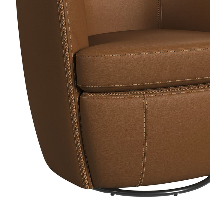 Vito Swivel Chair in Pebble Tan - Jack’s Furniture and More (Laredo, TX)