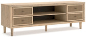 Cielden 72" TV Stand with Electric Fireplace - Jack’s Furniture and More (Laredo, TX)
