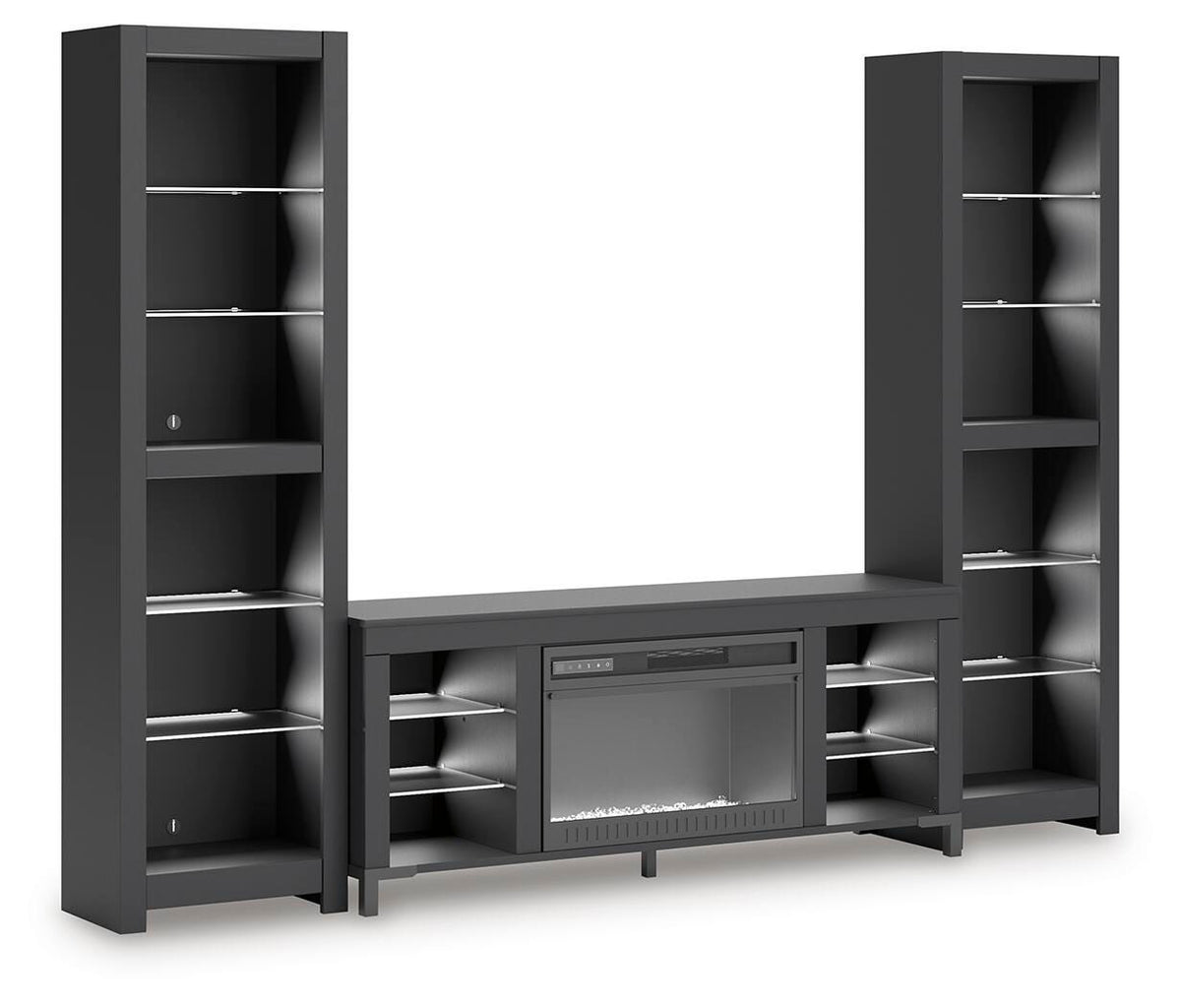 Cayberry Entertainment Center with Electric Fireplace