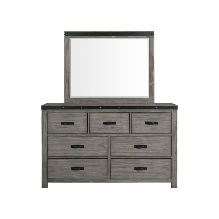 Wade 7-Drawer Dresser & Mirror Set - Jack’s Furniture and More (Laredo, TX)