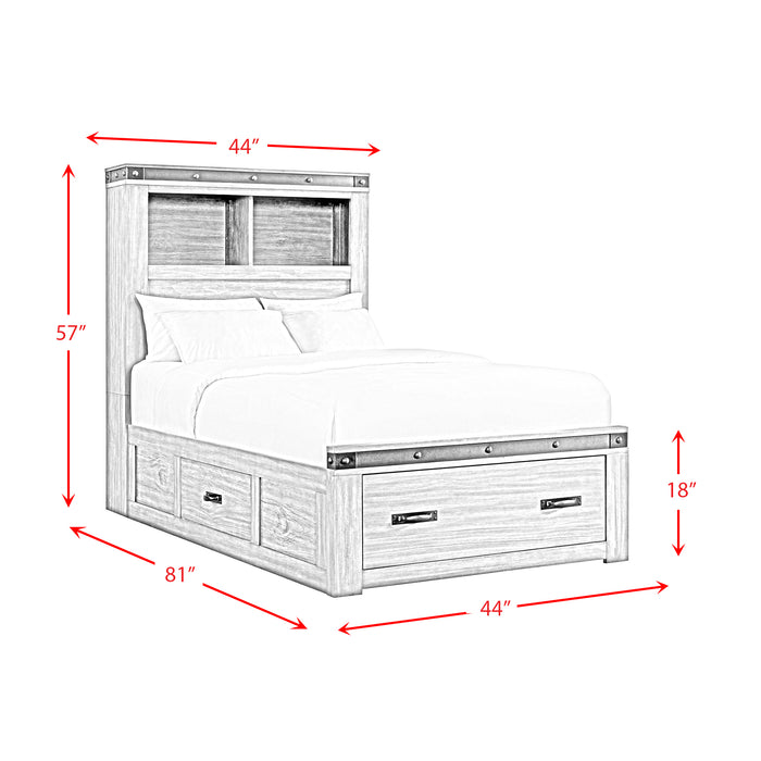 Wade Youth Platform Storage Bed - Jack’s Furniture and More (Laredo, TX)